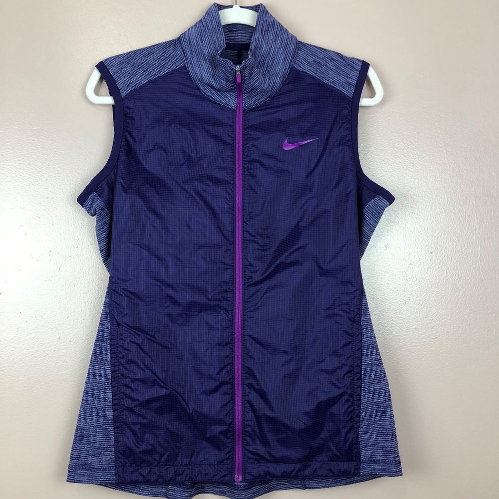 Nike Golf Purple Zip Front Vest